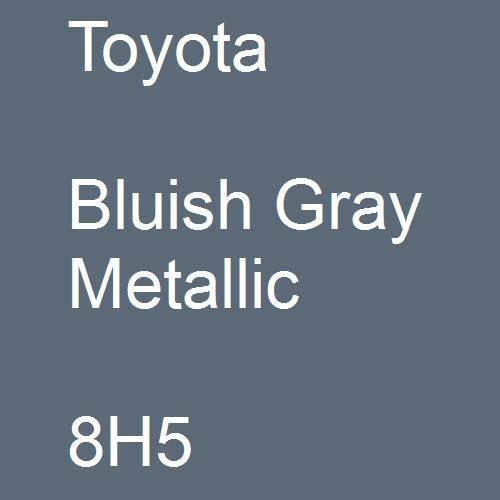 Toyota, Bluish Gray Metallic, 8H5.